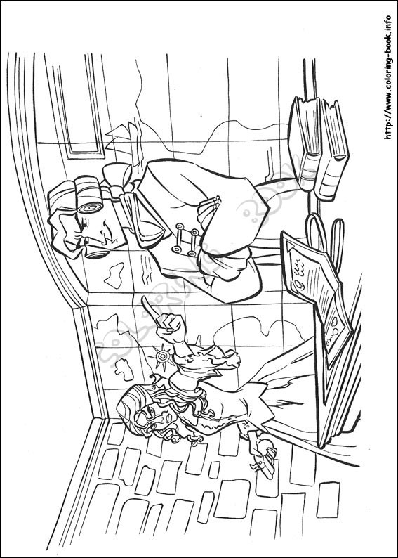 Pirates of the Caribbean coloring picture